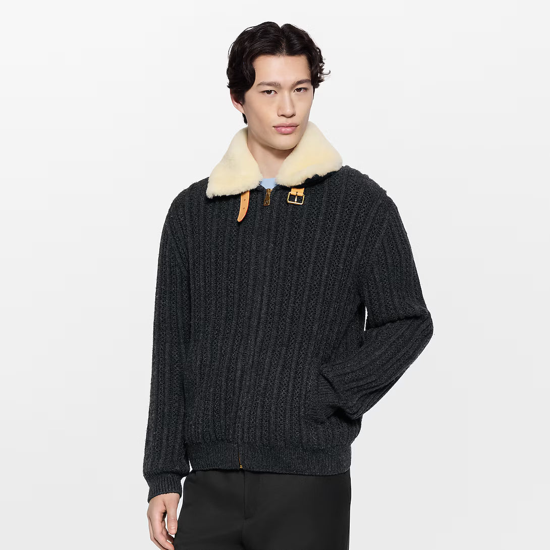 Cashmere-Wool Blouson