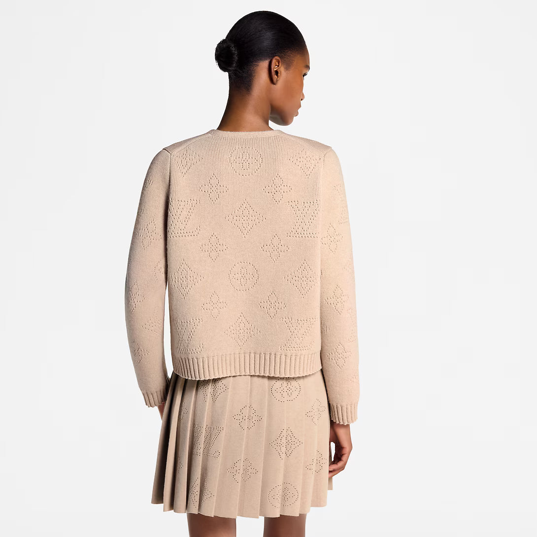 Double-Breasted Mahina Knit Cardigan