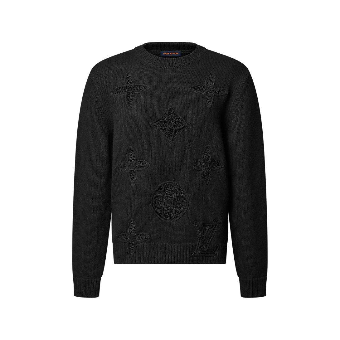 Embellished Knitted Crewneck