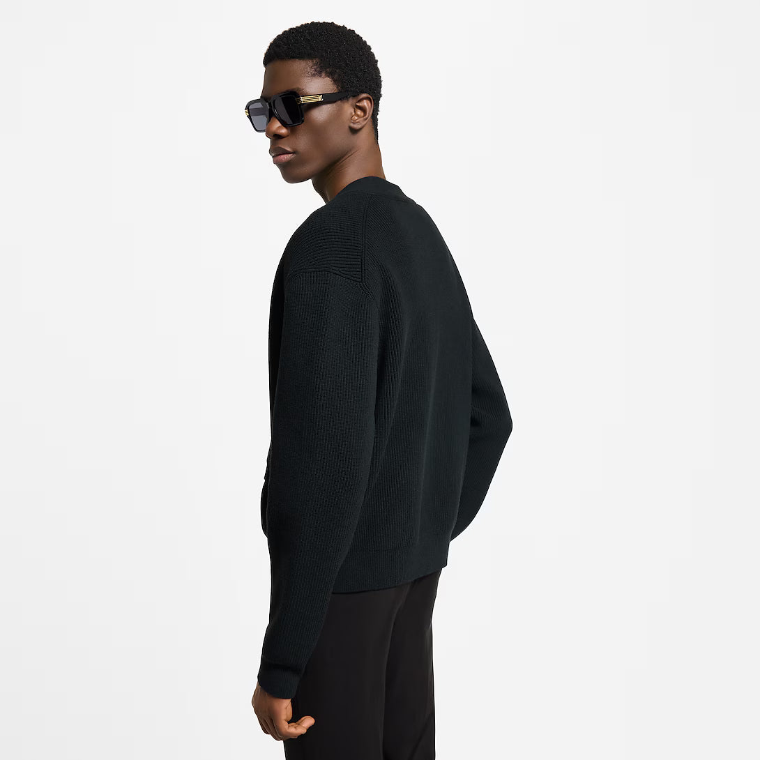 Embroidered Signature Cardigan