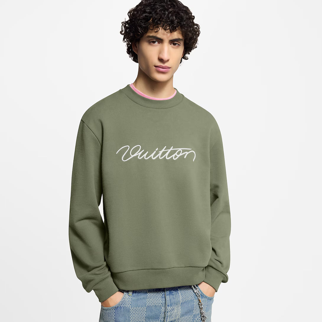 Embroidered Signature Crewneck