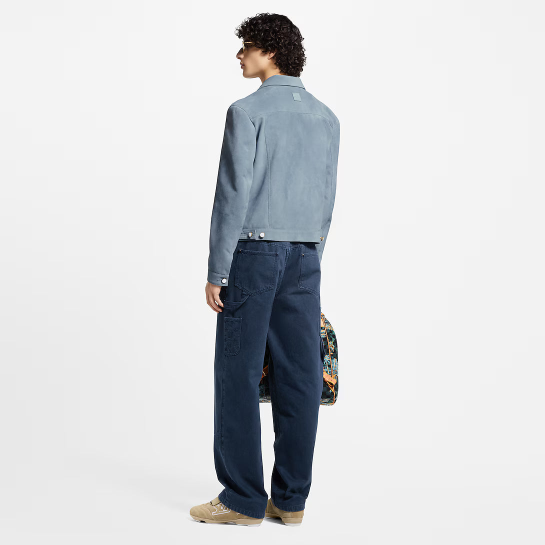 Garment-Dyed Denim Carpenter Pants