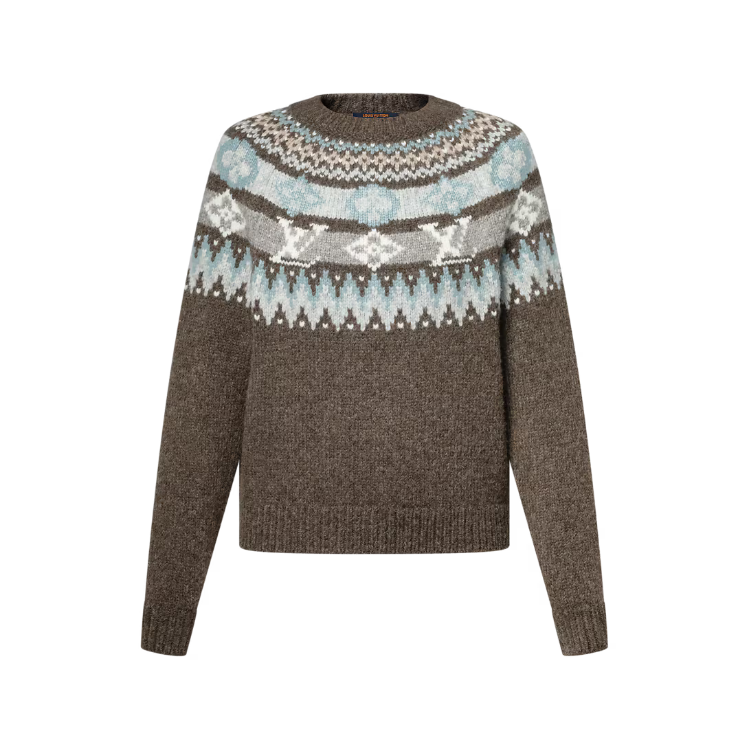 Graphic Signature Knit Pullover