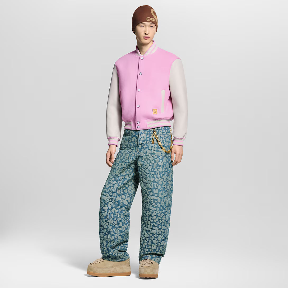 Jacquard Workwear Denim Pants