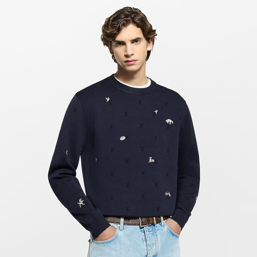 Blason Long-Sleeved Crewneck