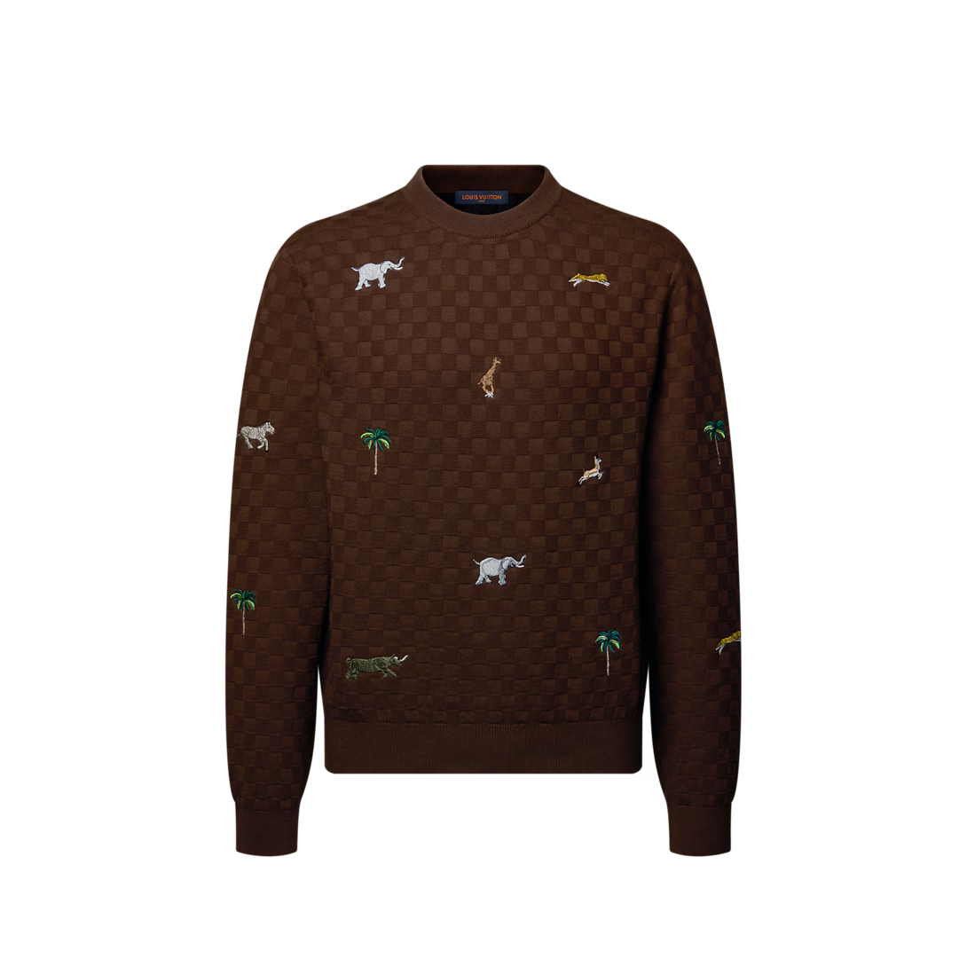 x The The Darjeeling Limited Embroidered Long-Sleeved Crewneck