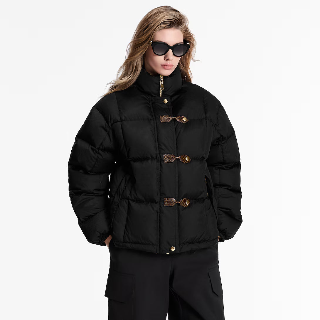 Monogram Accent Pillow Puffer Jacket