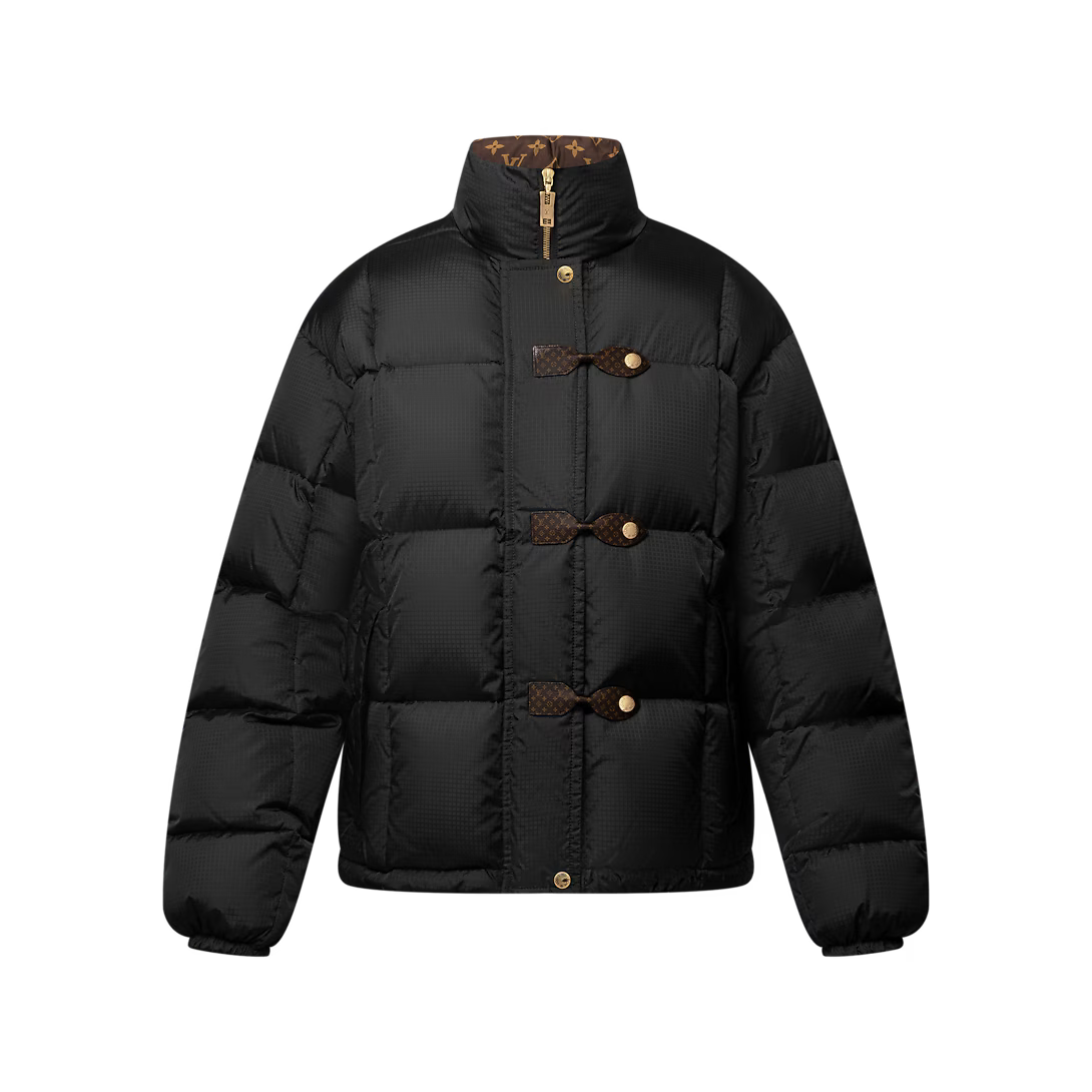 Monogram Accent Pillow Puffer Jacket