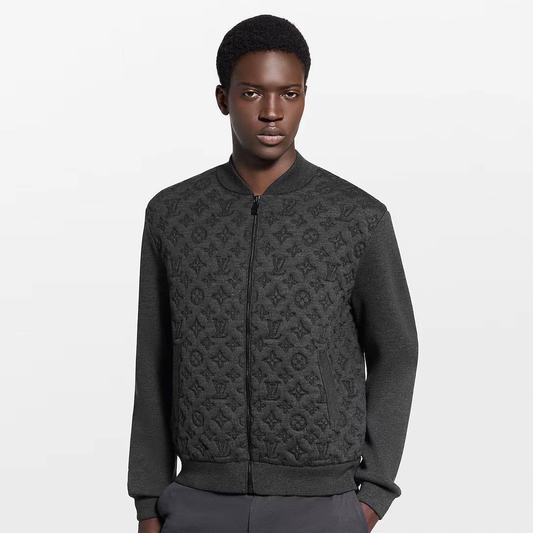 Monogram Padded Bomber
