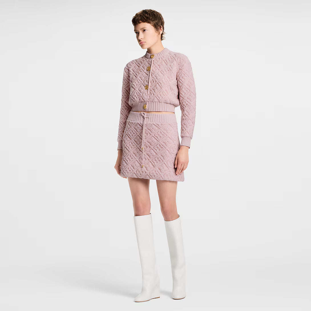 Monogram Toweling Cardigan