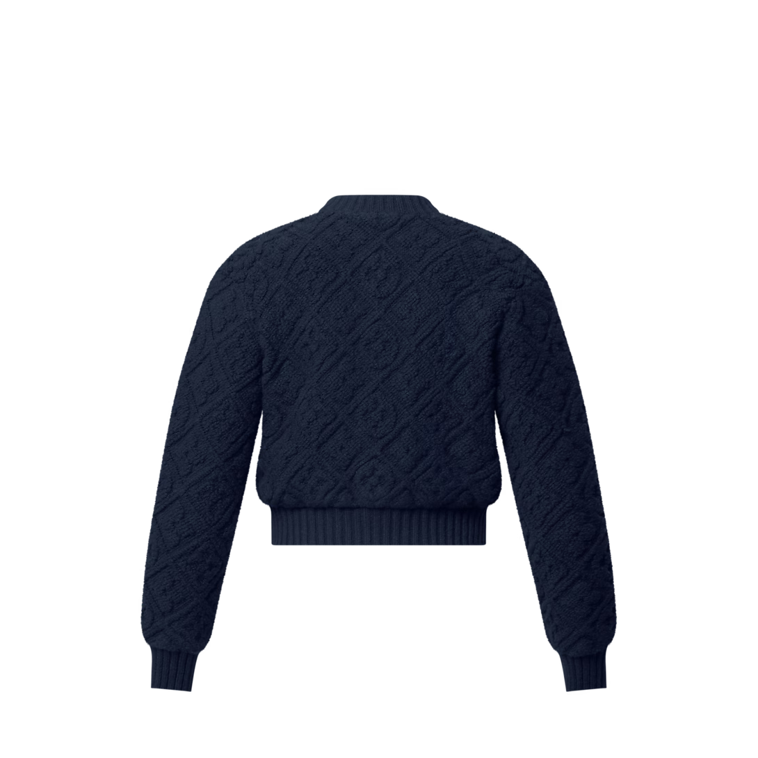 Monogram Toweling Cardigan