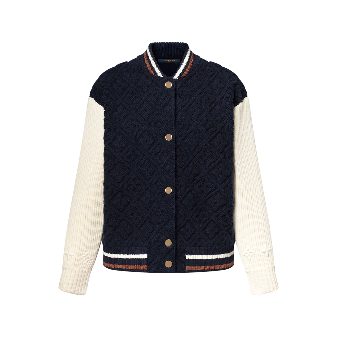Monogram Toweling Varsity Jacket