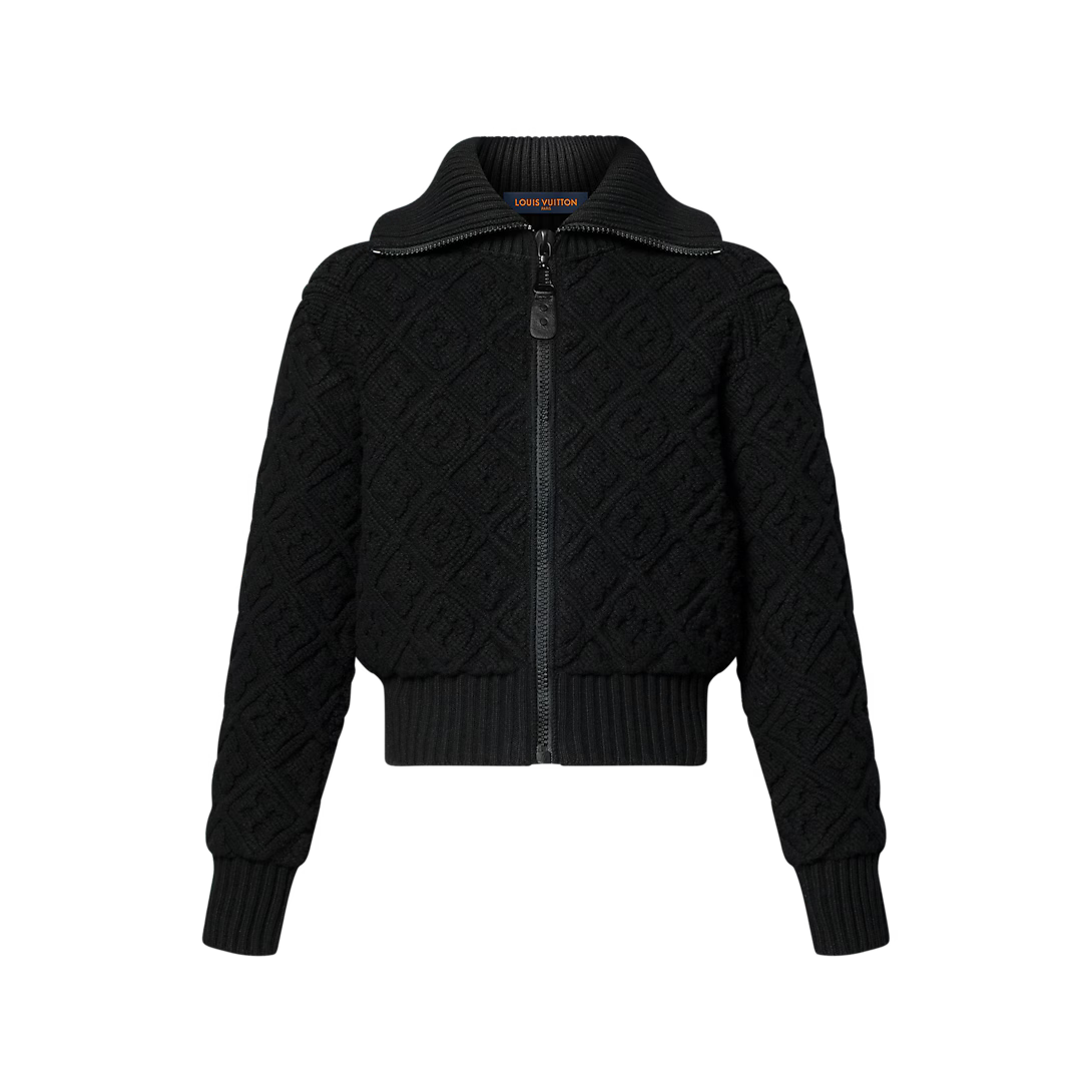 Monogram Toweling Zip-Up Jacket