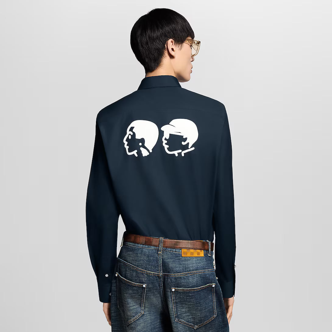 Printed Signature Long-Sleeved Shirt