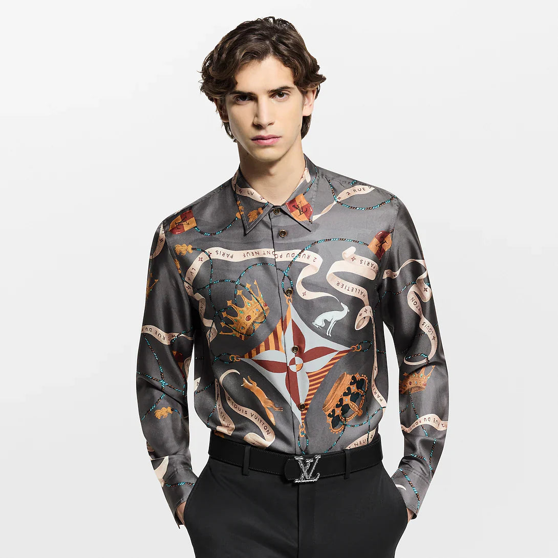 Printed Silk Shirt