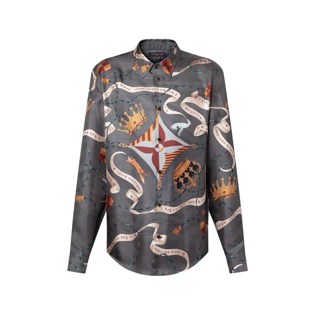 Printed Silk Shirt