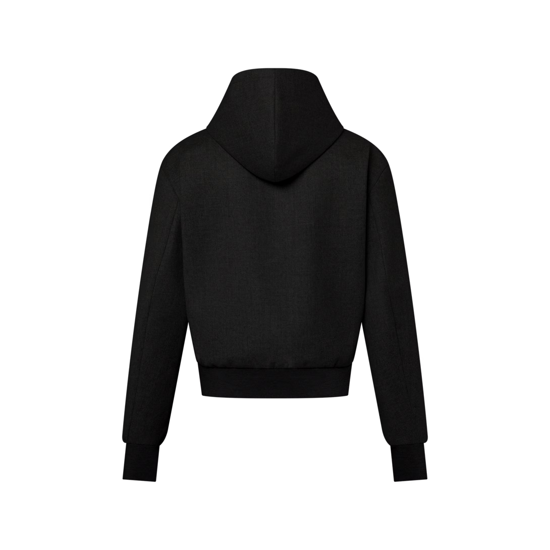 Tailored Technical Wool Hooded Blouson