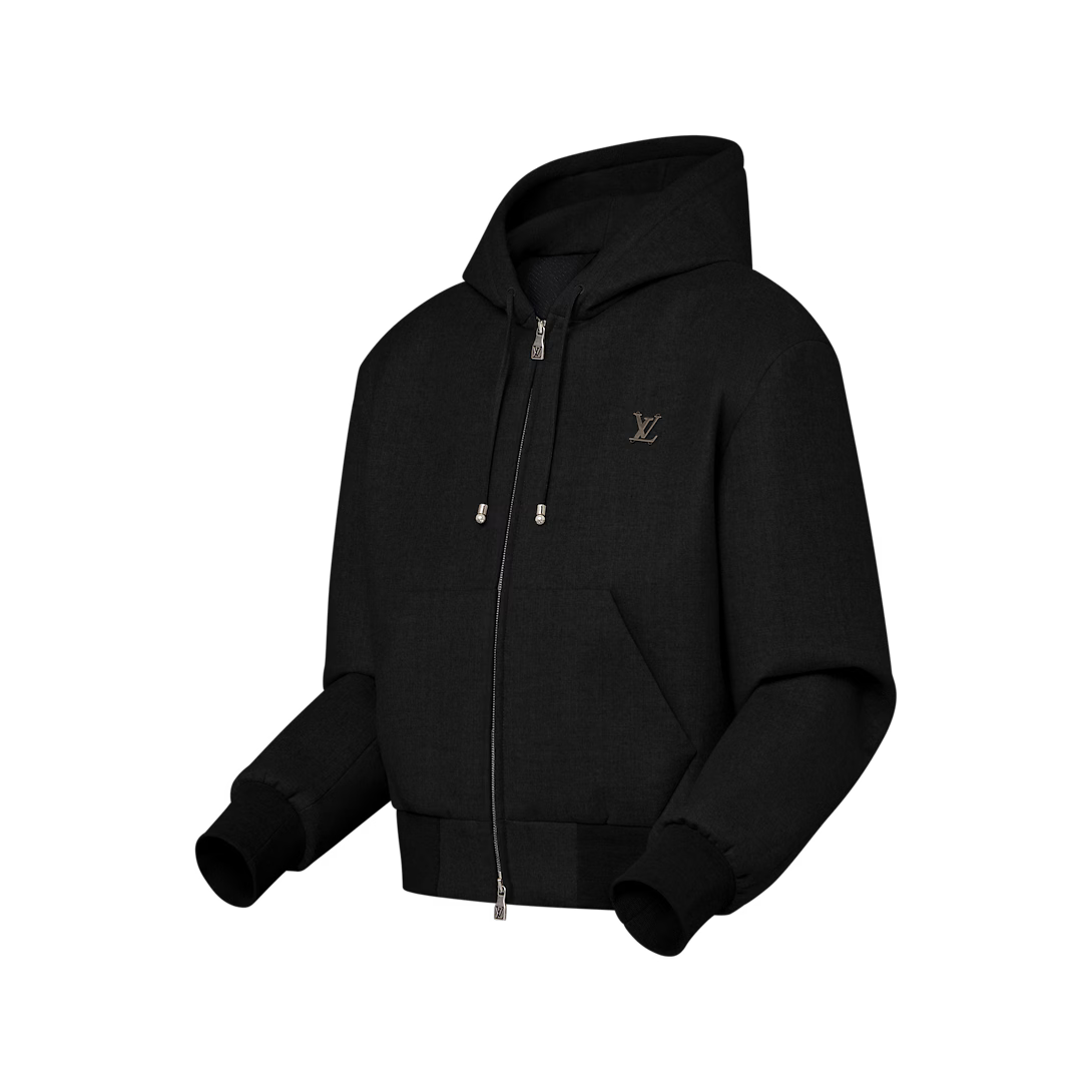 Tailored Technical Wool Hooded Blouson