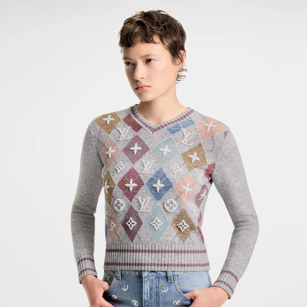 Graphic Signature Knit Pullover