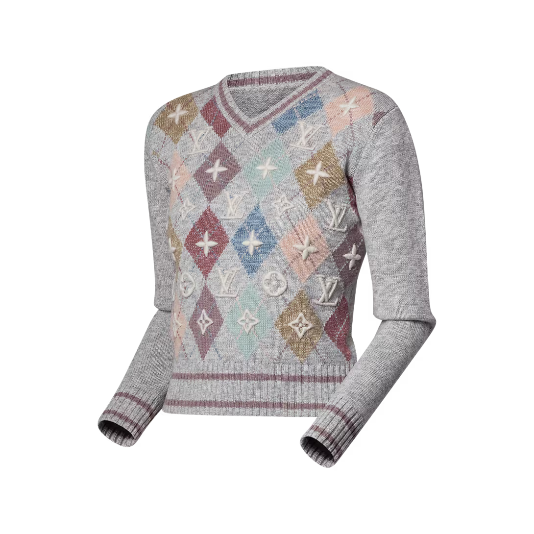 Graphic Signature Knit Pullover