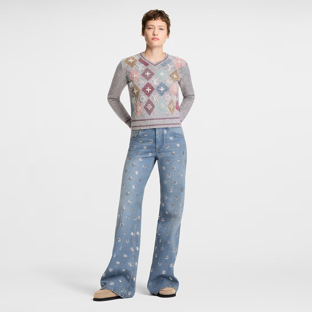 Graphic Signature Knit Pullover