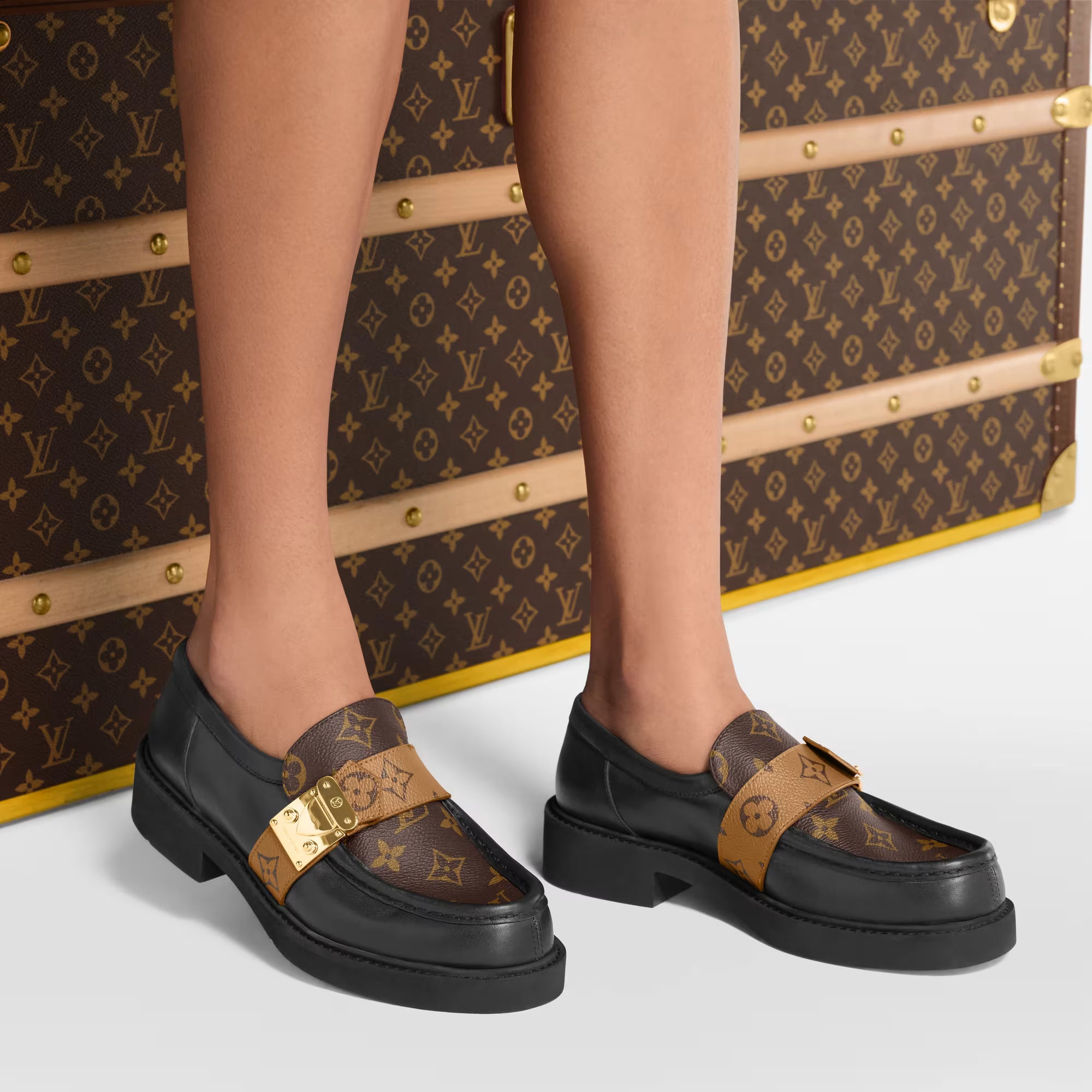 Louis Vuitton Academy Loafer - Worn view (cropped)