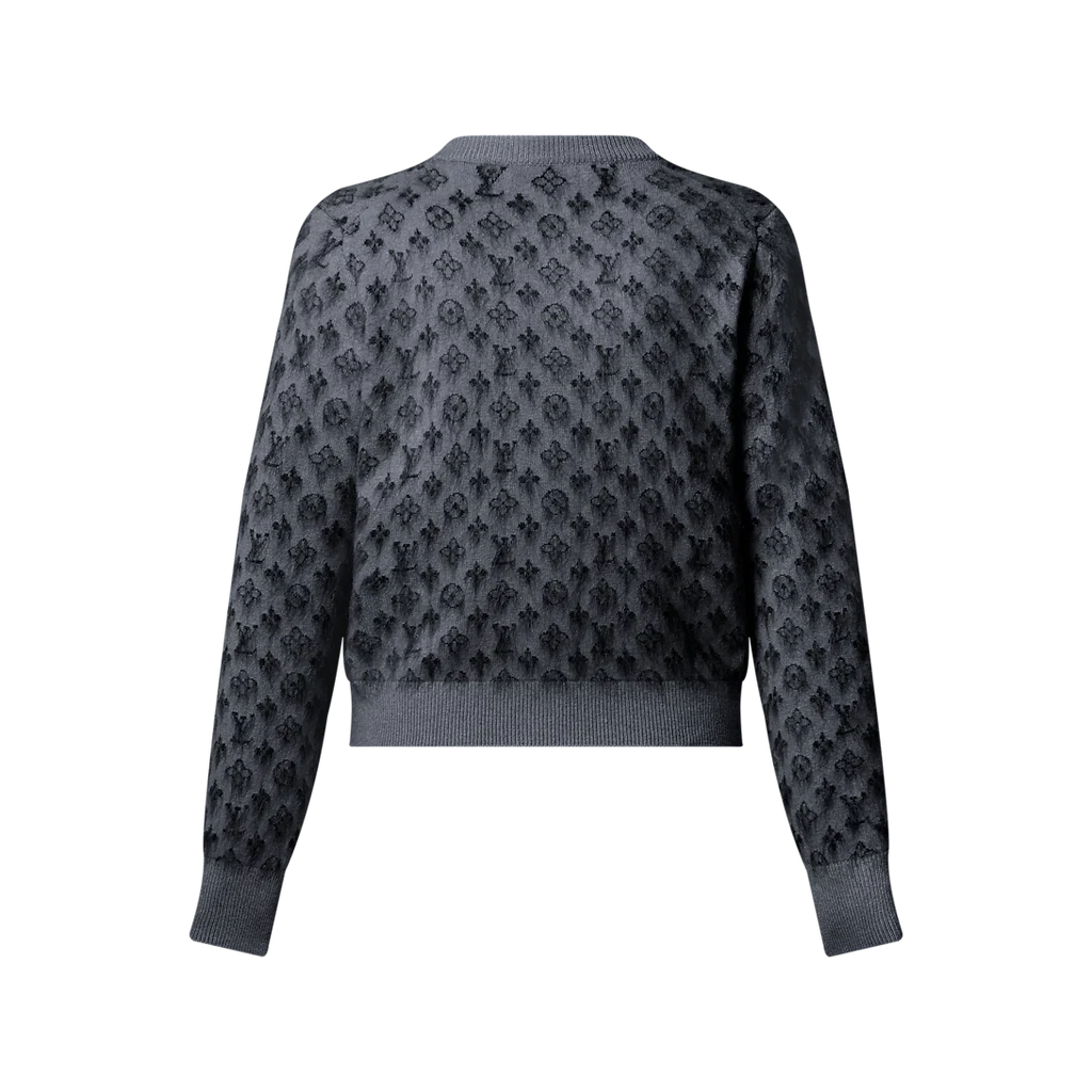 Brushed Monogram Cardigan