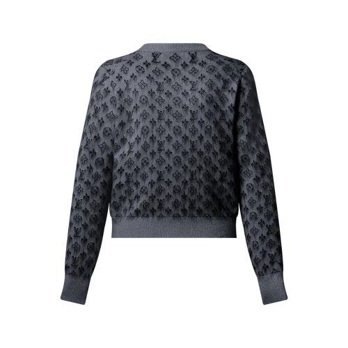 Brushed Monogram Cardigan