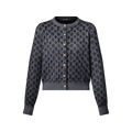 Brushed Monogram Cardigan