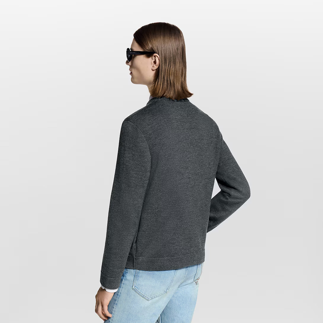 Cardigan With Pearly Embroidery