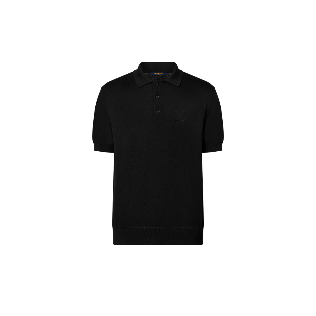 Cashmere And Cotton Blend Short-Sleeved Polo