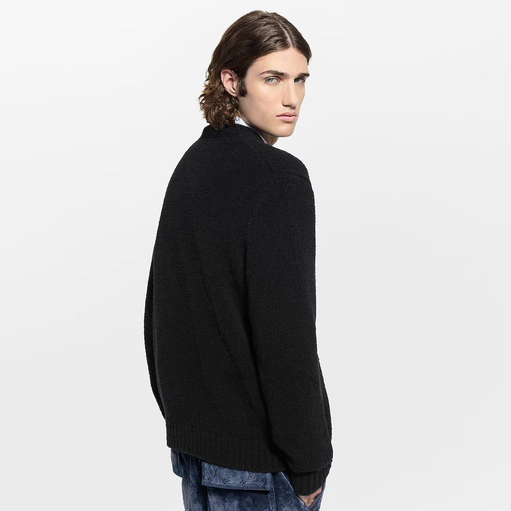 Chunky Intarsia Signature Cardigan