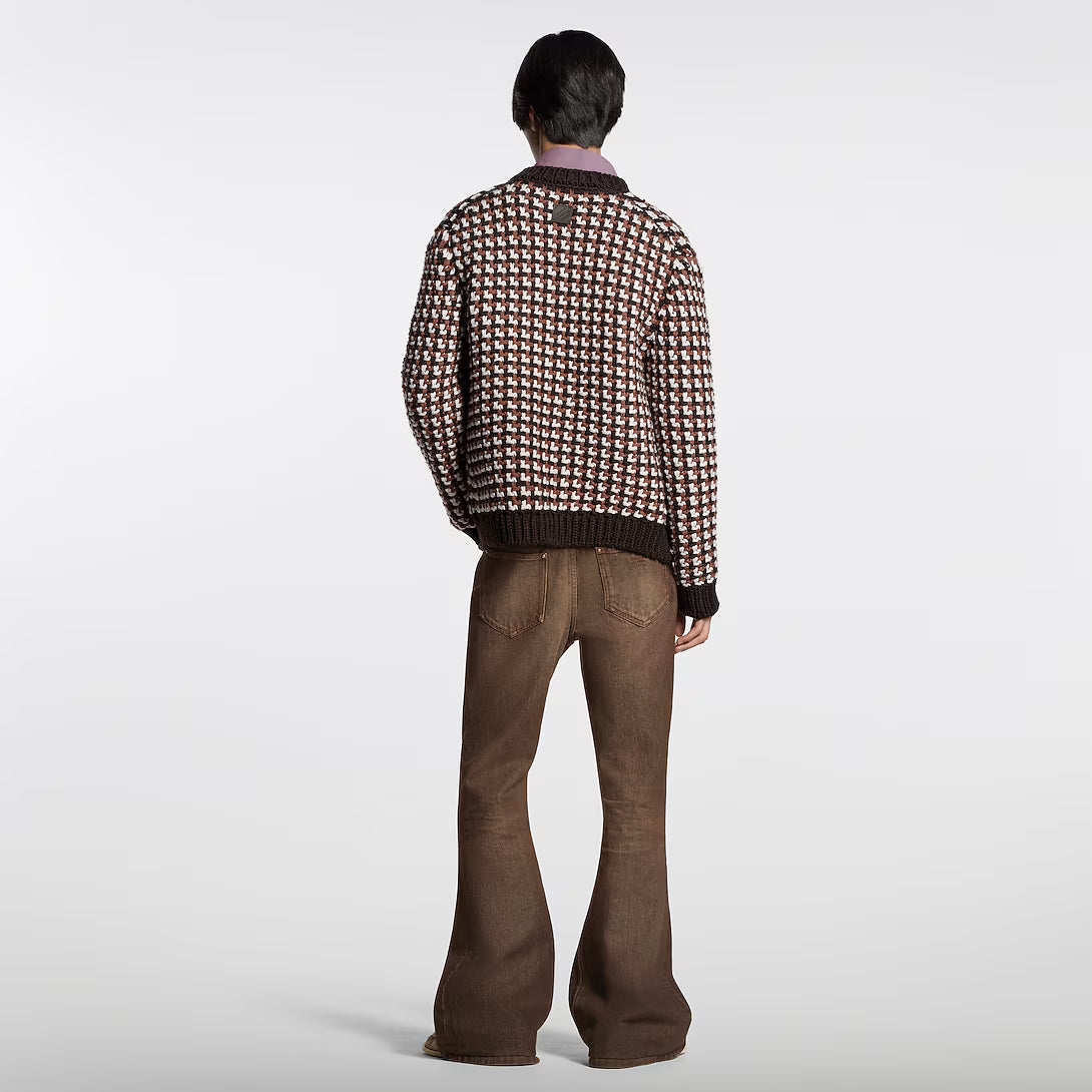 Chunky Knit Wool Cardigan