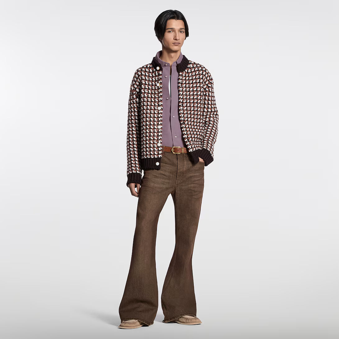 Chunky Knit Wool Cardigan