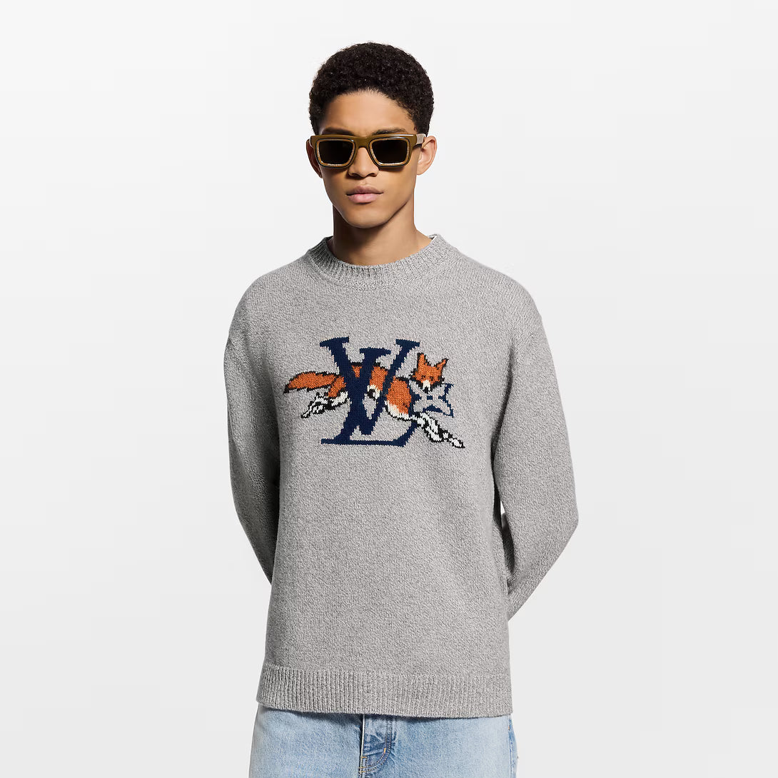 Chunky Wool-Cashmere Crewneck