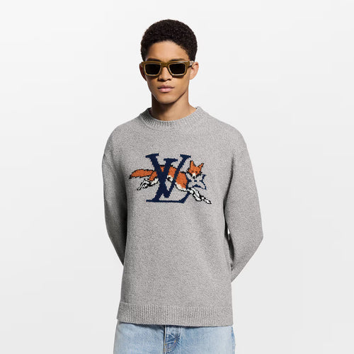Chunky Wool-Cashmere Crewneck