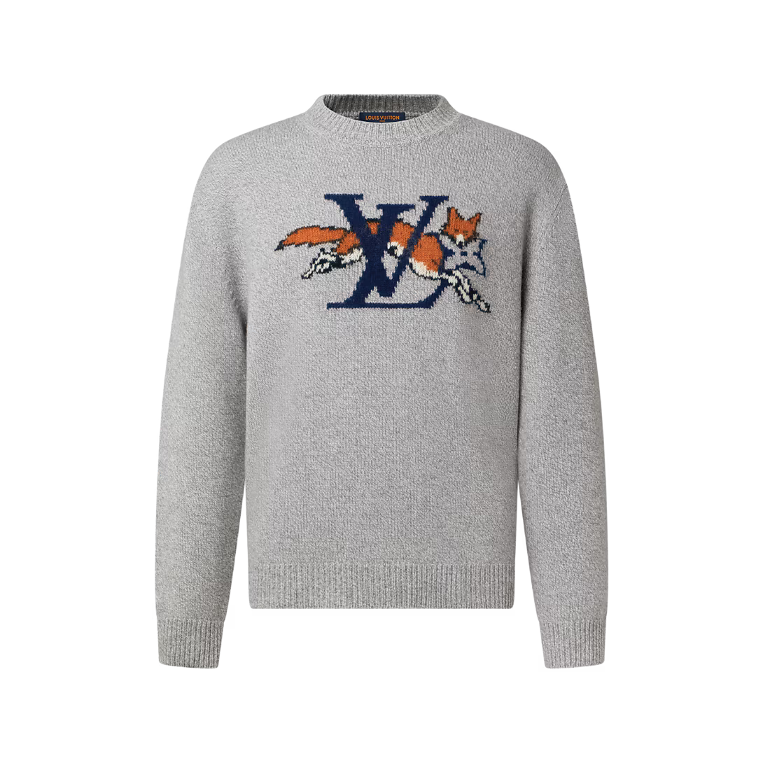 Chunky Wool-Cashmere Crewneck