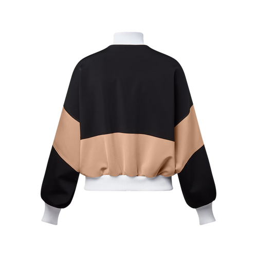 Color-Blocked Bomber Jacket