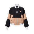 Color-Blocked Bomber Jacket