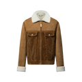 Corduroy And Shearling Mix Trucker