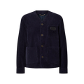 Corduroy Collarless Jacket