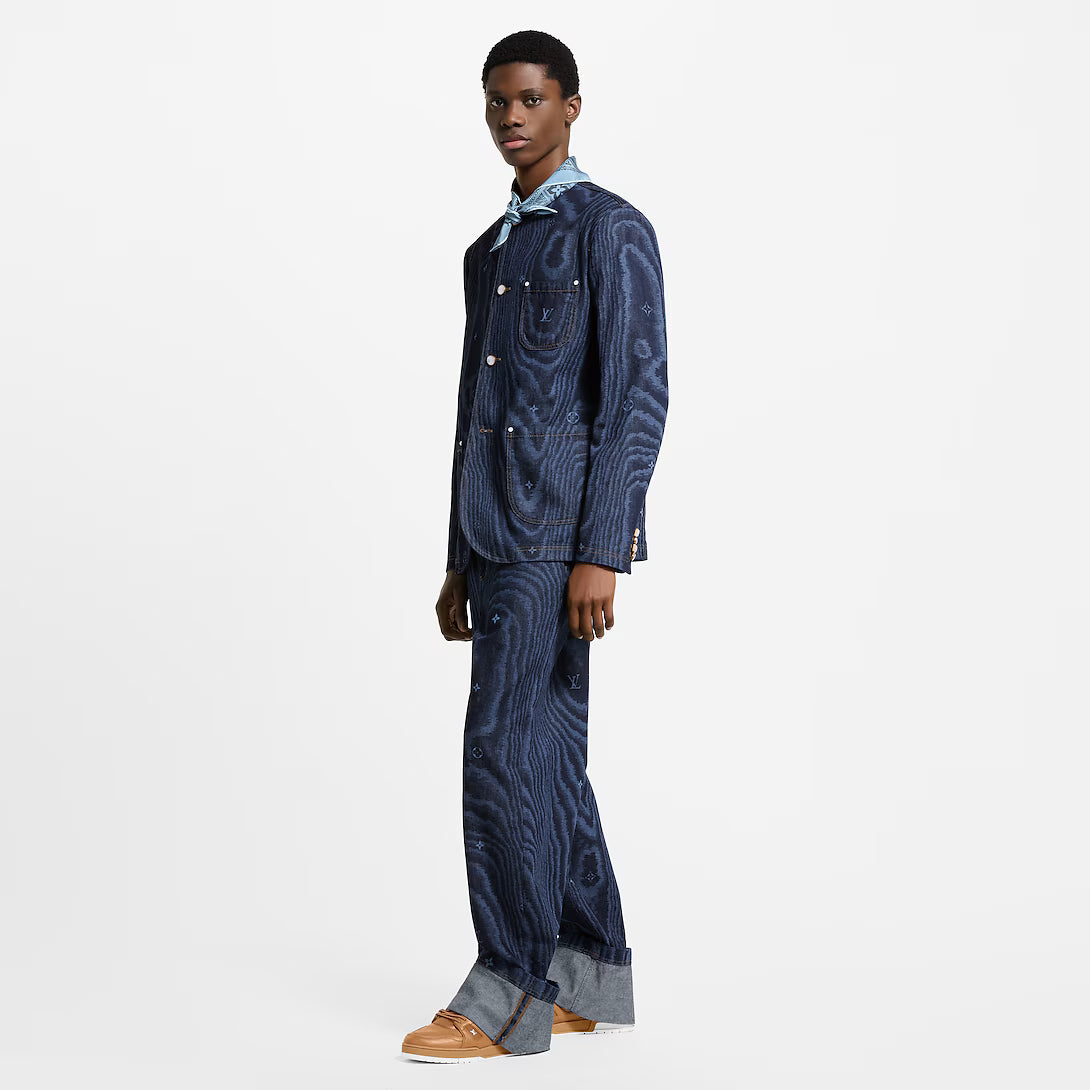 Cuffed Denim Skate Pants