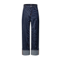 Cuffed Denim Skate Pants
