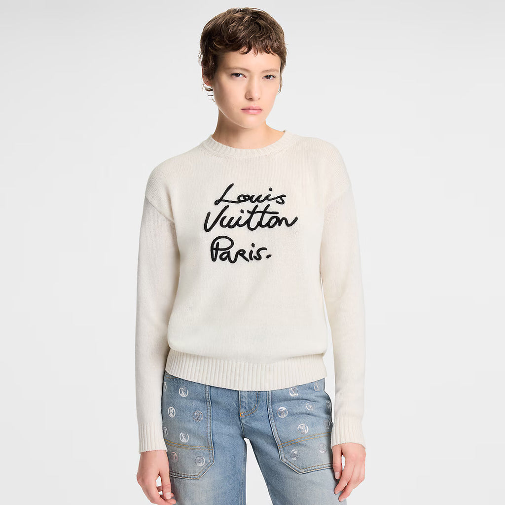 Cursive Signature Pullover