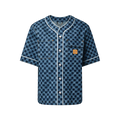 Damier Denim Baseball Shirt