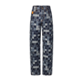 Damier Denim Skate Pants