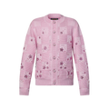 Damier Embroidered Cardigan
