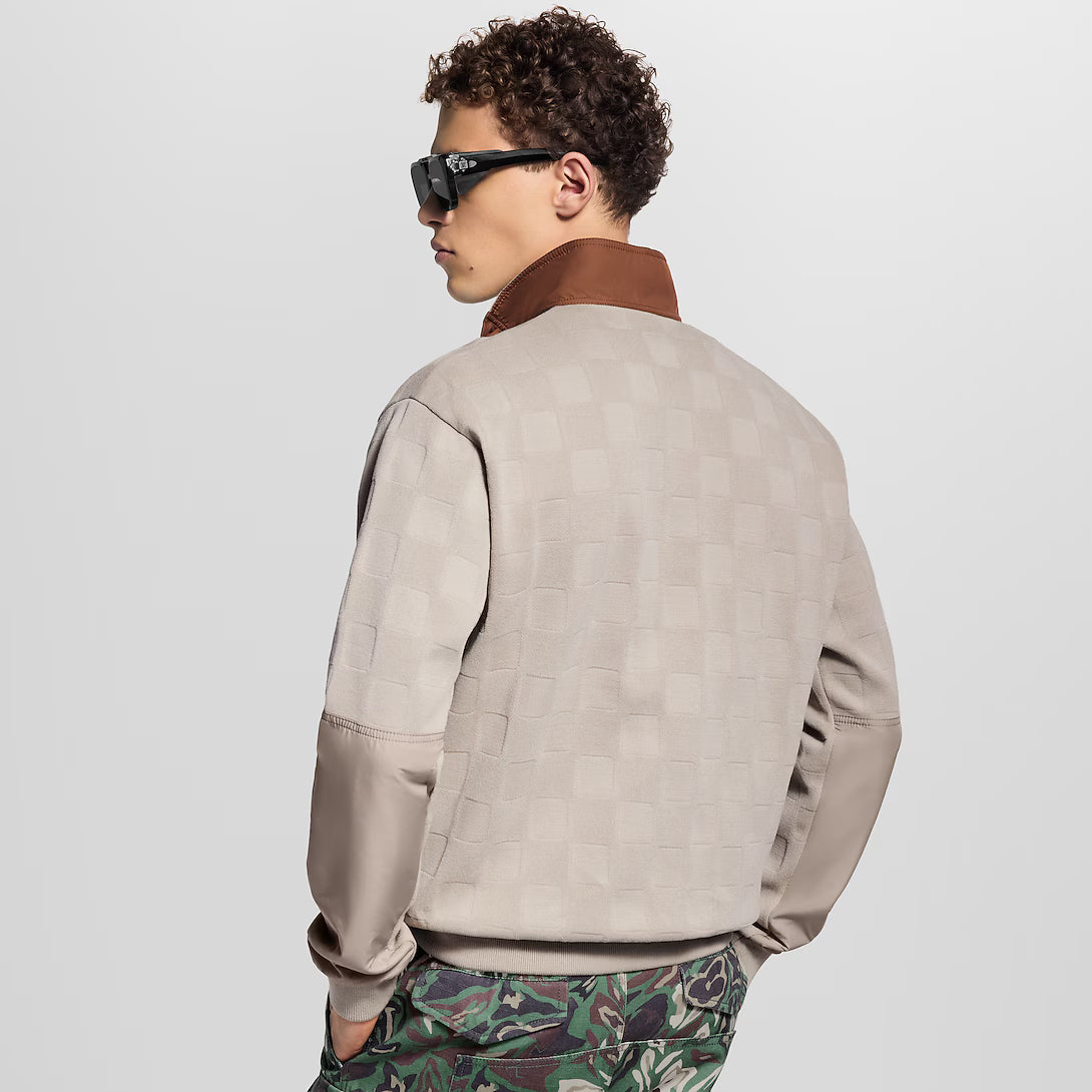 Damier Hybrid Half-Zip Workwear Pullover