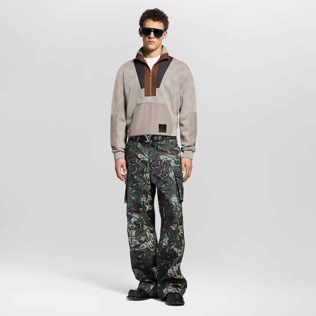 Damier Hybrid Half-Zip Workwear Pullover