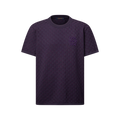 Damier Jacquard Short-Sleeved Crewneck